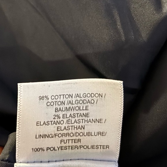 Nine West navy multi floral fitted flare dress Sz 8 - Picture 6 of 13